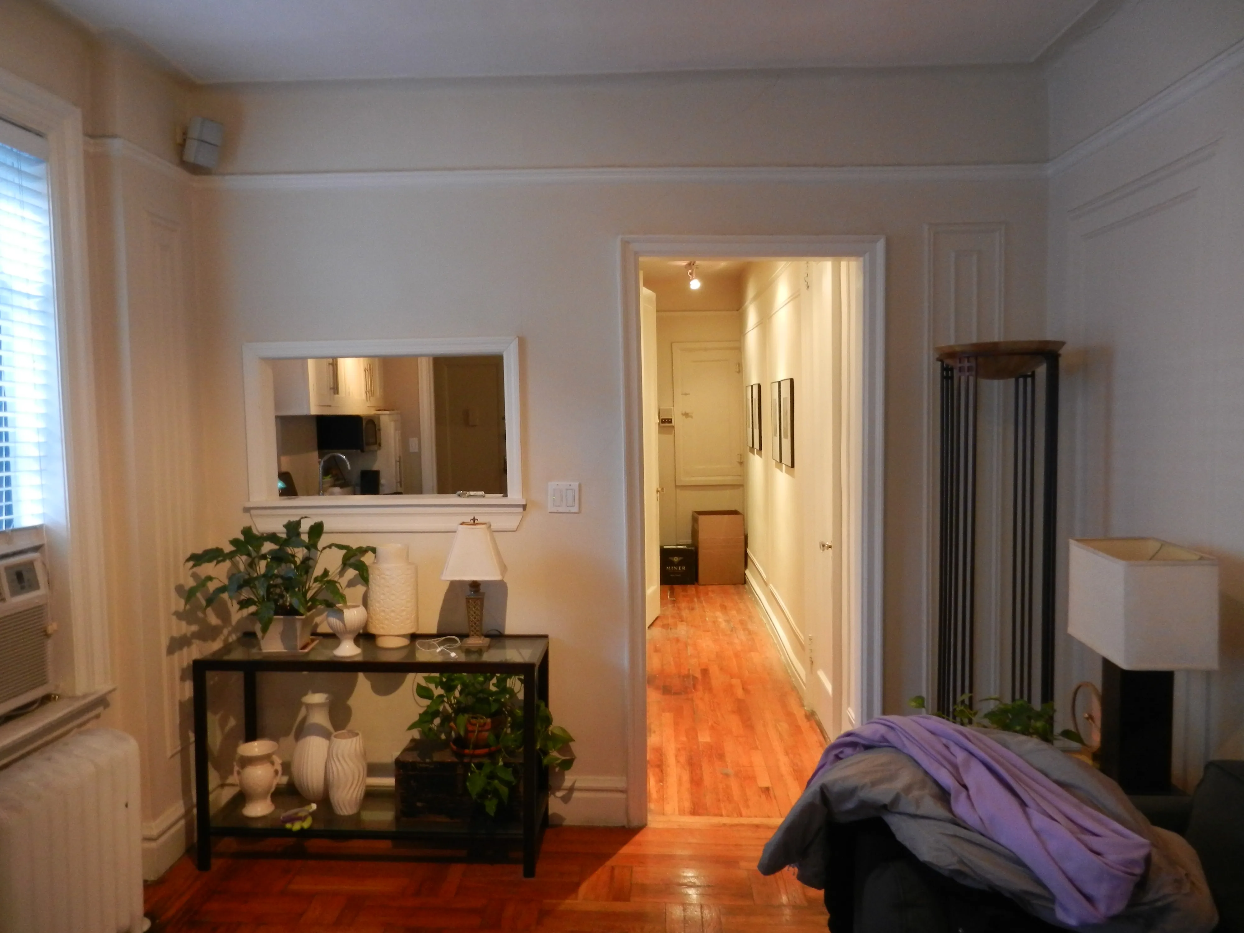 West Village Residence Living Room to Kitchen before