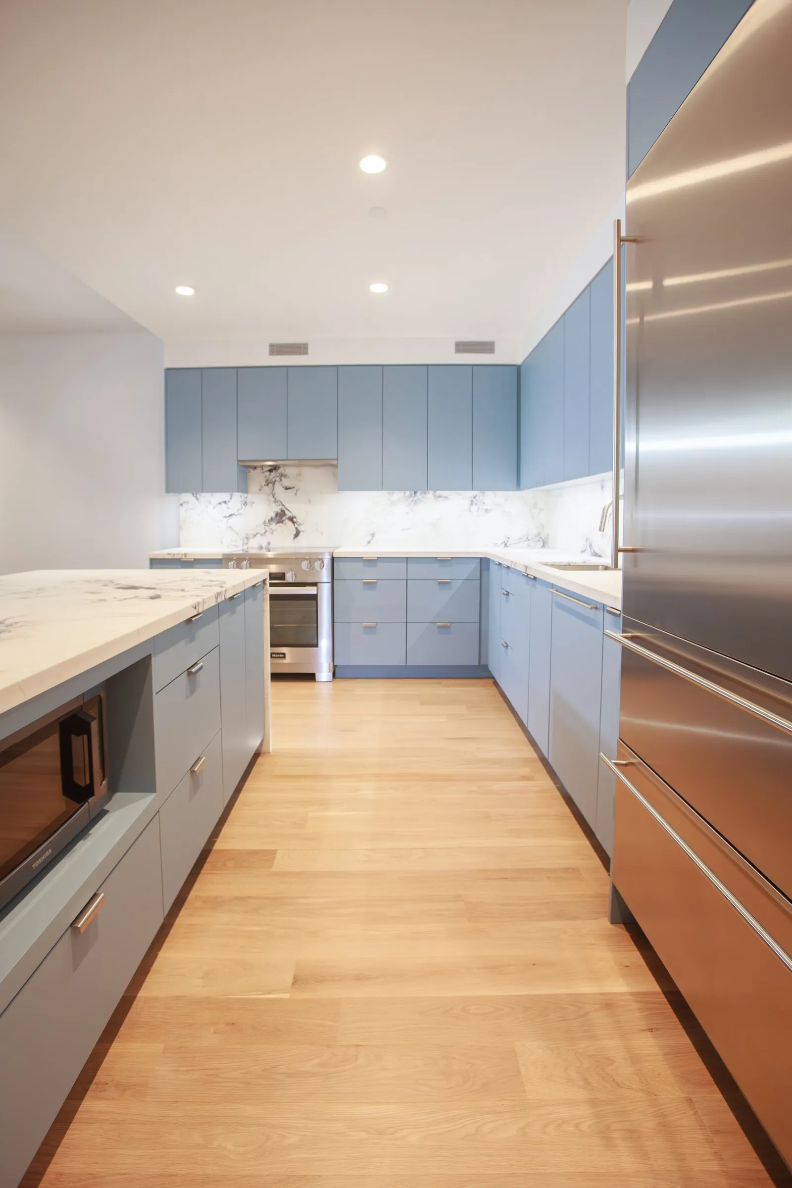 Tribeca Residence Kitchen Galley after