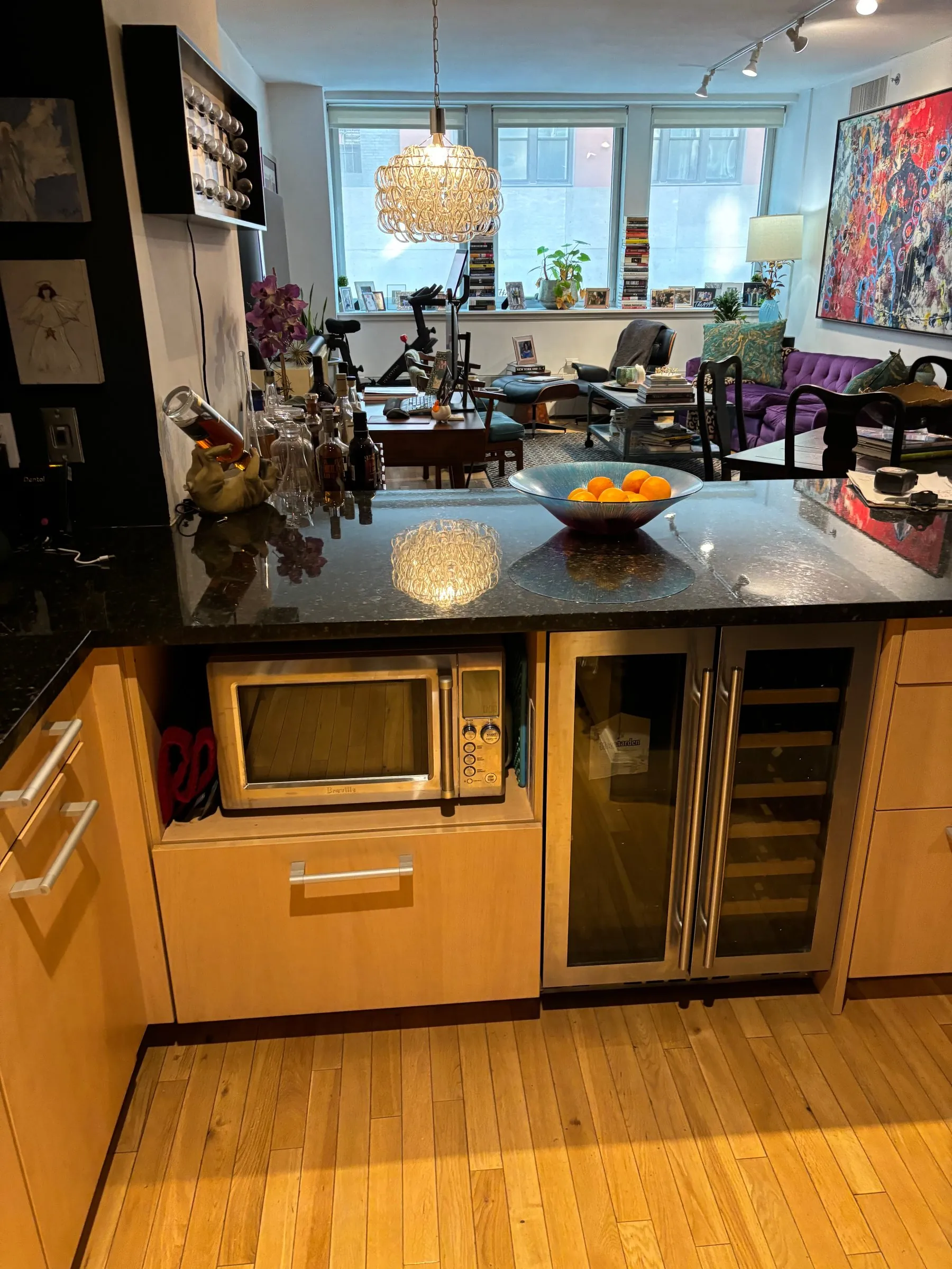 Tribeca Residence Kitchen Galley before