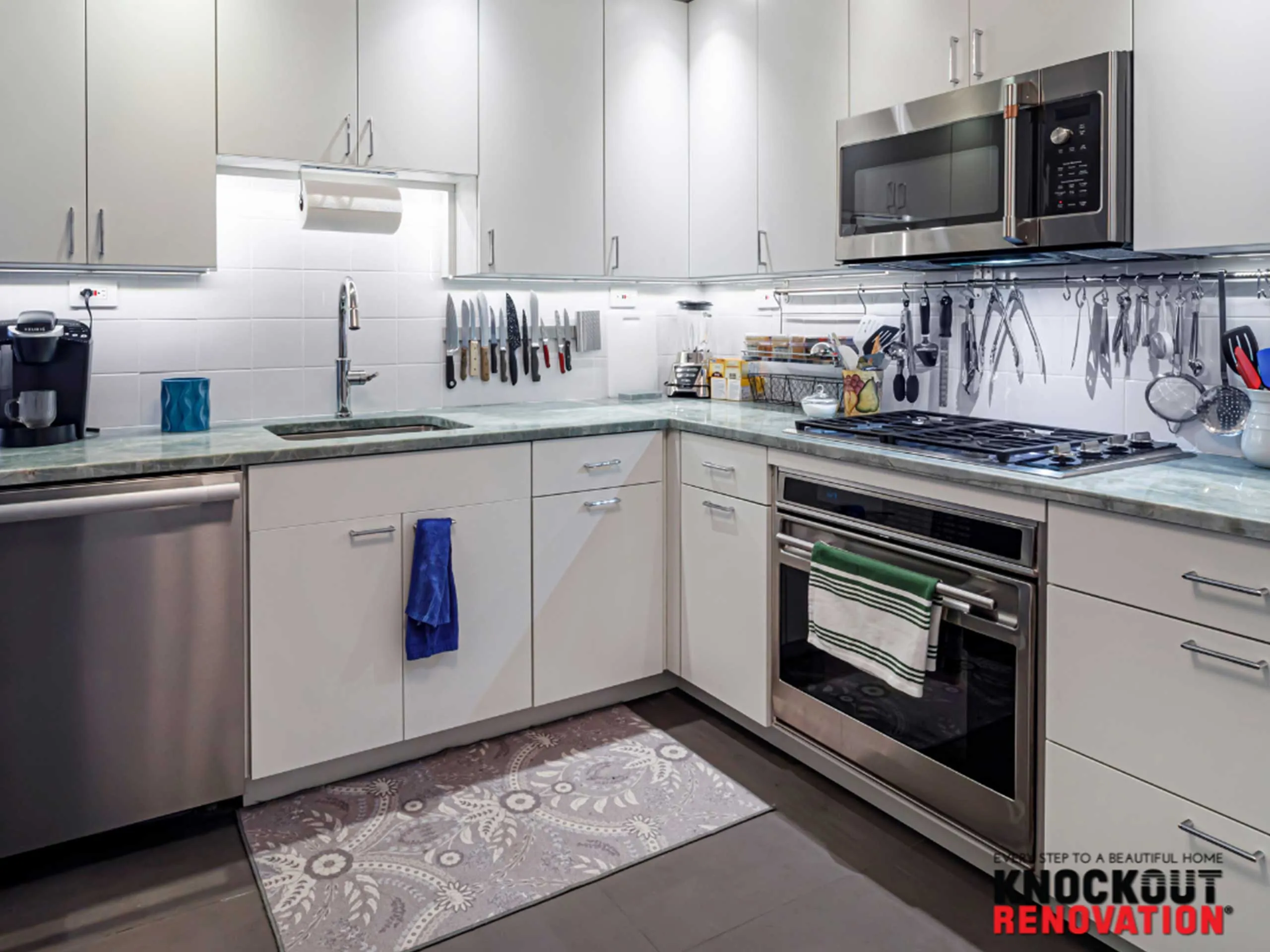Manhattan Full Kitchen and Bathroom Renovation: Coordinated Full Remodel - Photo 1