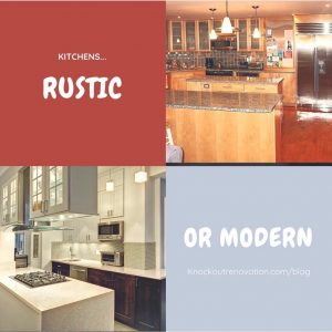 Kitchens – Rustic or Modern